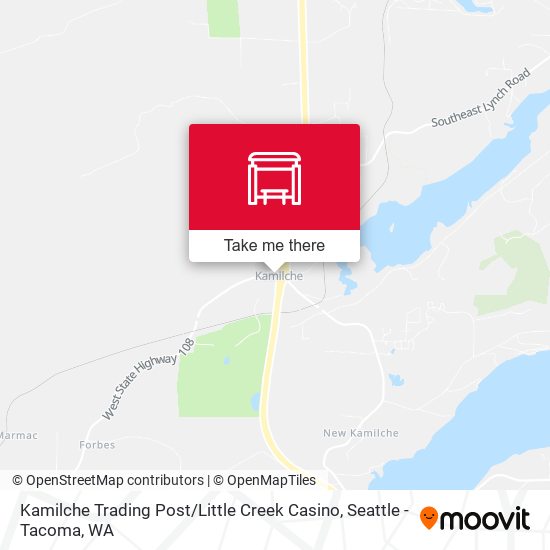 Kamilche Trading Post / Little Creek Casino map