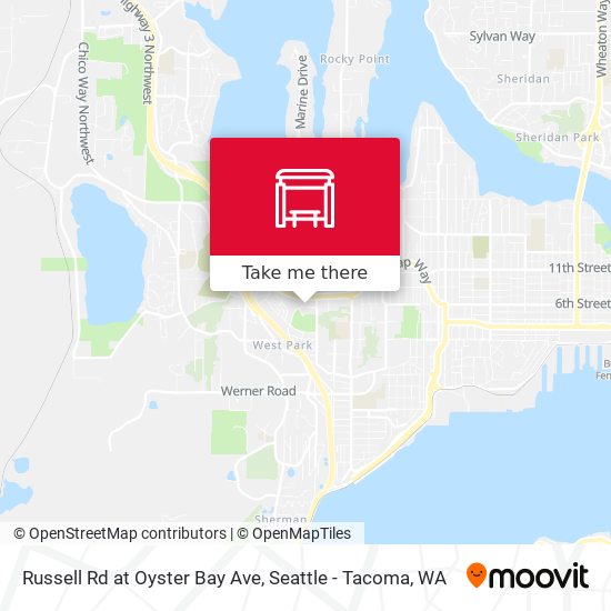 Mapa de Russell Rd at Oyster Bay Ave