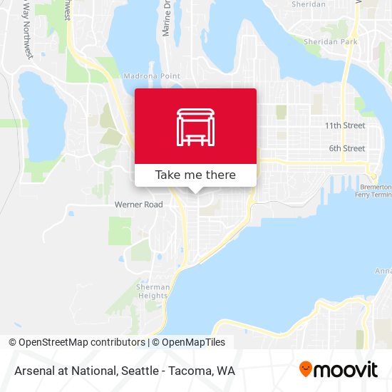 Mapa de Arsenal at National