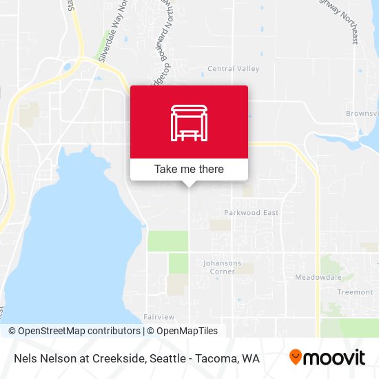 Nels Nelson at Creekside map