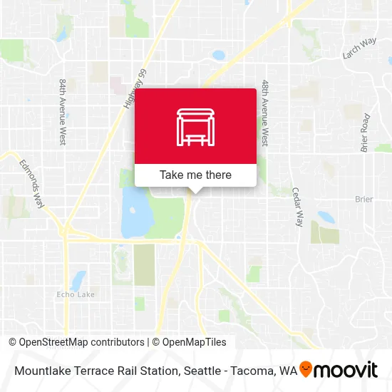 Mountlake Terrace Rail Station map