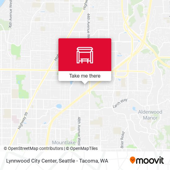 Mapa de Lynnwood City Center