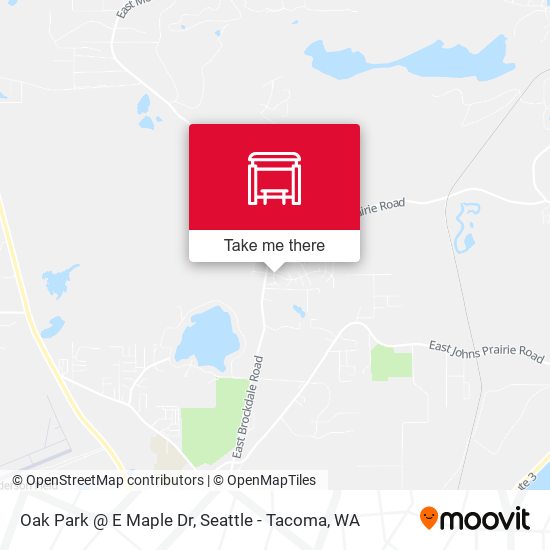 Mapa de Oak Park @ E Maple Dr