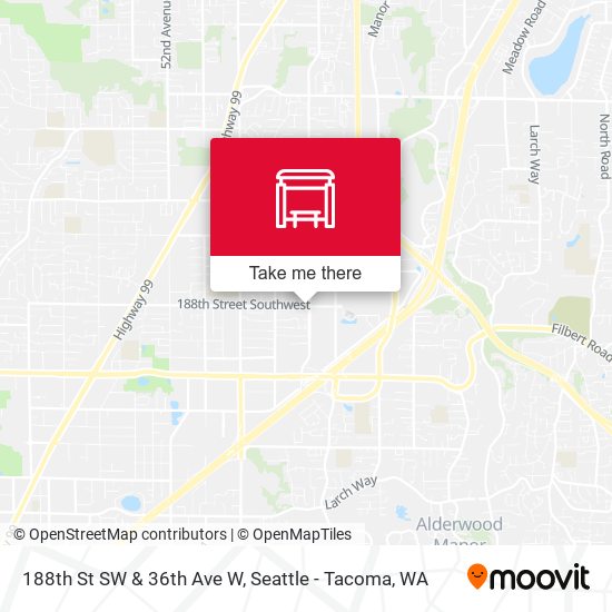 Mapa de 188th St SW & 36th Ave W