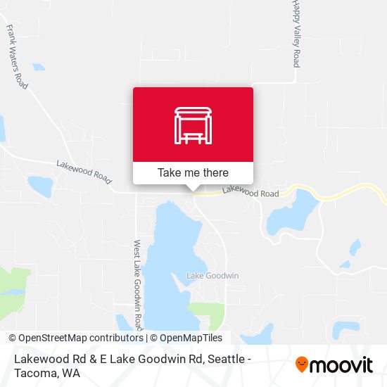 Mapa de Lakewood Rd & E Lake Goodwin Rd