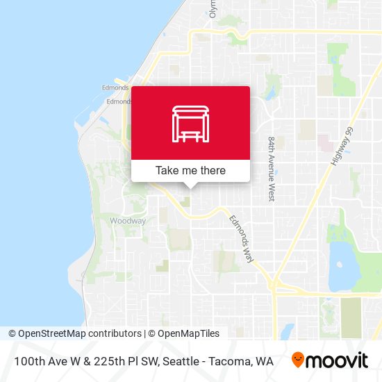 Mapa de 100th Ave W & 225th Pl SW