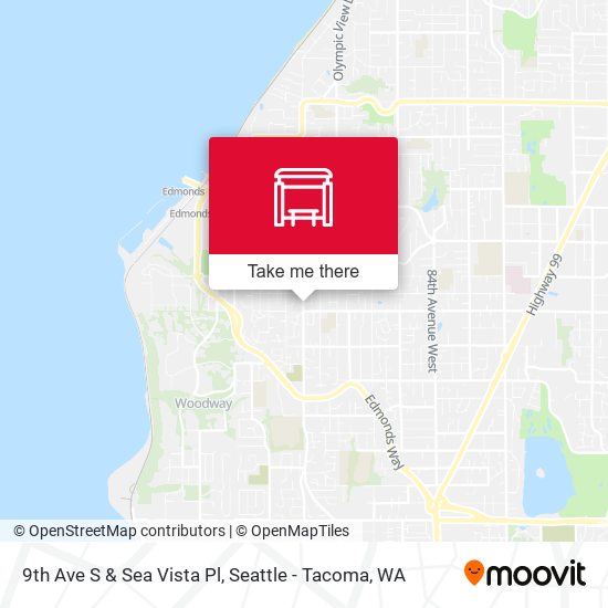 9th Ave S & Sea Vista Pl map