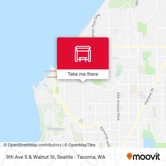 9th Ave S & Walnut St map