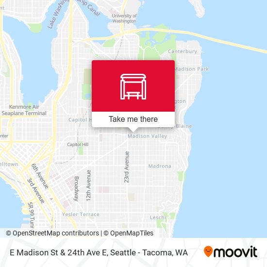 Mapa de E Madison St & 24th Ave E