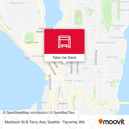 Madison St & Terry Ave map