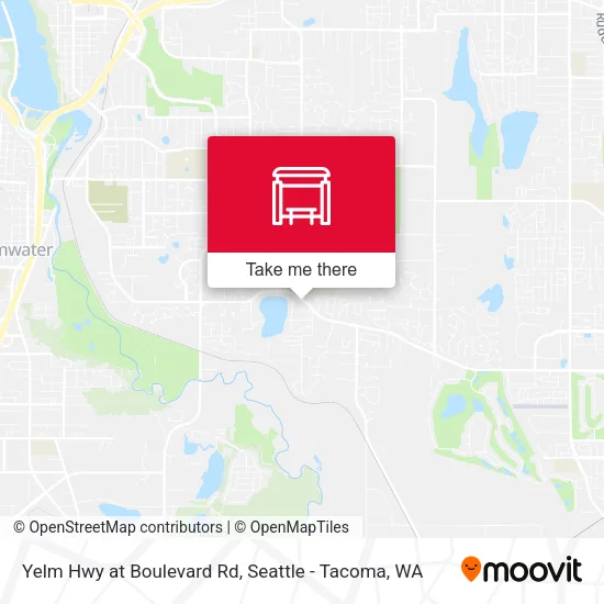Mapa de Yelm Hwy at Boulevard Rd