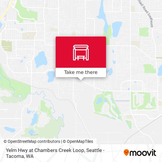 Yelm Hwy at Chambers Creek Loop map