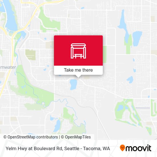 Yelm Hwy at Boulevard Rd map