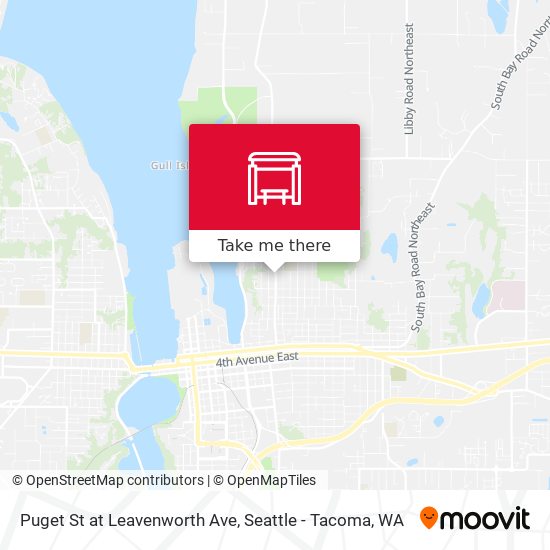 Puget St at Leavenworth Ave map