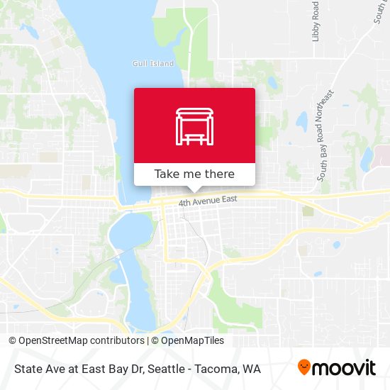 Mapa de State Ave at East Bay Dr