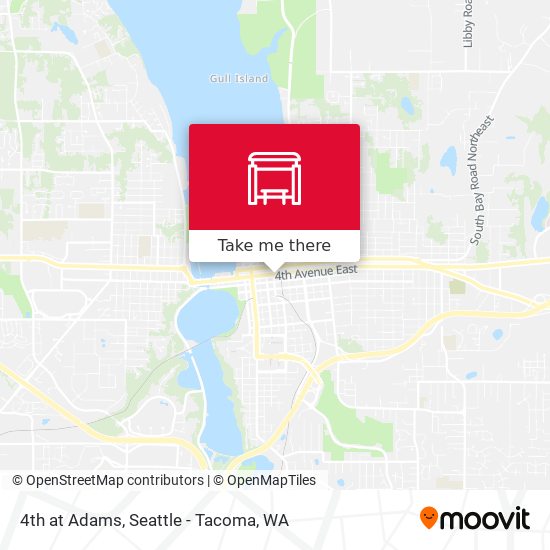 Mapa de 4th at Adams