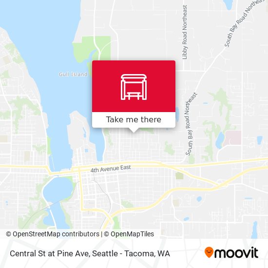 Central St at Pine Ave map