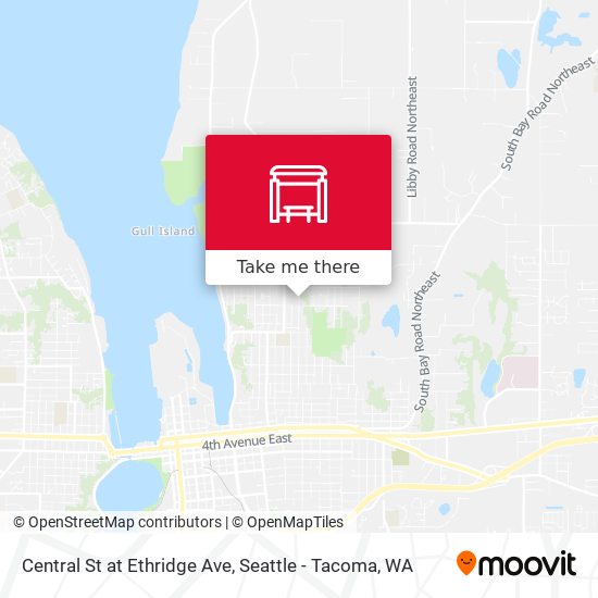 Central St at Ethridge Ave map