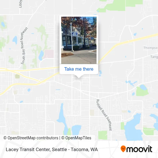 Lacey Transit Center map
