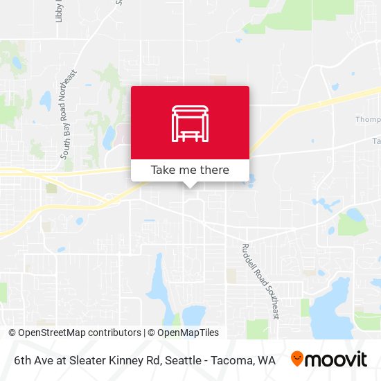 Mapa de 6th Ave at Sleater Kinney Rd