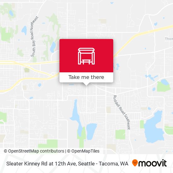 Mapa de Sleater Kinney Rd at 12th Ave