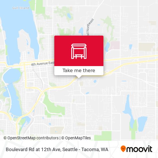Boulevard Rd at 12th Ave map