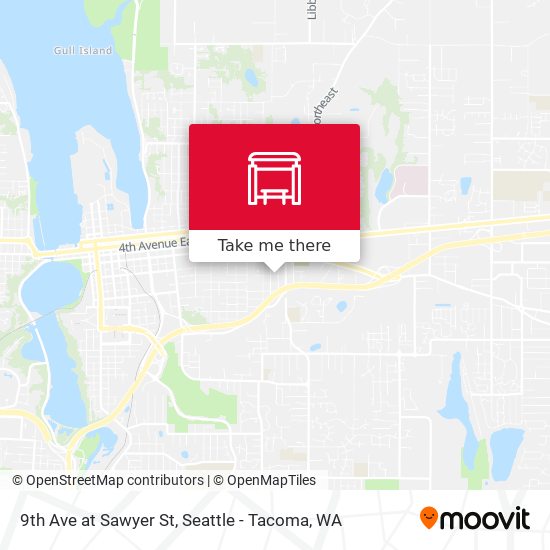 9th Ave at Sawyer St map