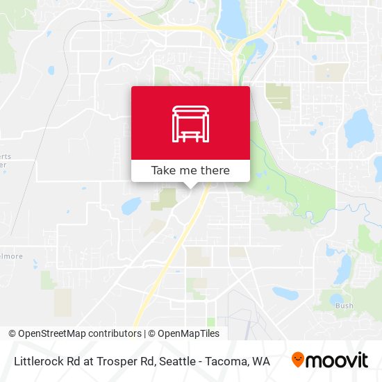 Littlerock Rd at Trosper Rd map