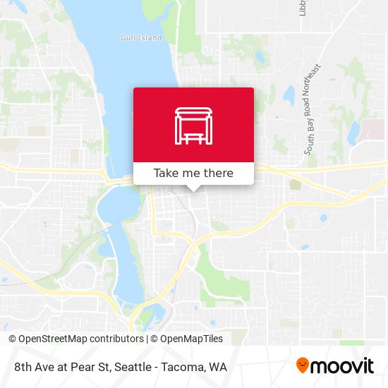 Mapa de 8th Ave at Pear St