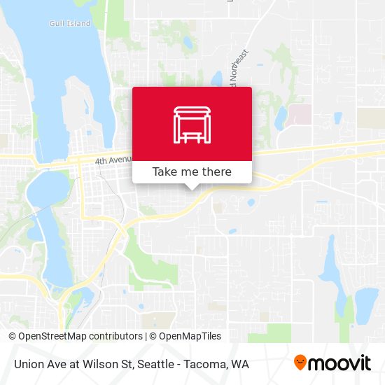 Union Ave at Wilson St map