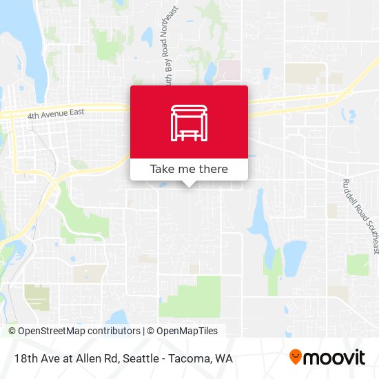 Mapa de 18th Ave at Allen Rd