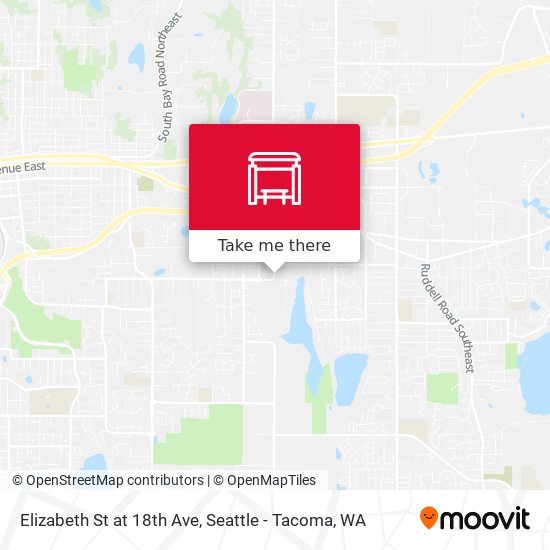 Mapa de Elizabeth St at 18th Ave
