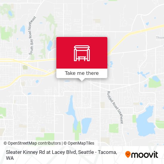 Mapa de Sleater Kinney Rd at Lacey Blvd