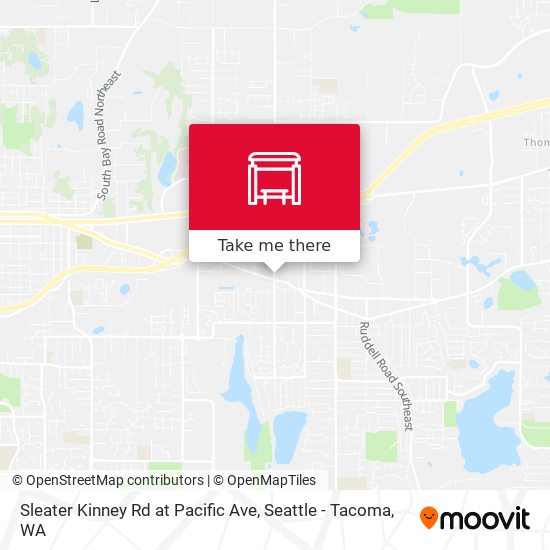 Mapa de Sleater Kinney Rd at Pacific Ave