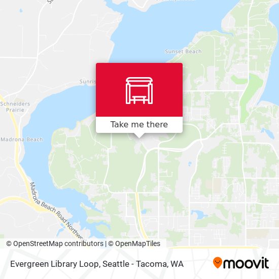 Mapa de Evergreen Library Loop
