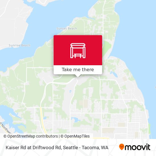 Kaiser Rd at Driftwood Rd map