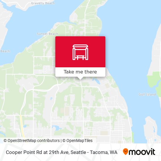 Cooper Point Rd at 29th Ave map