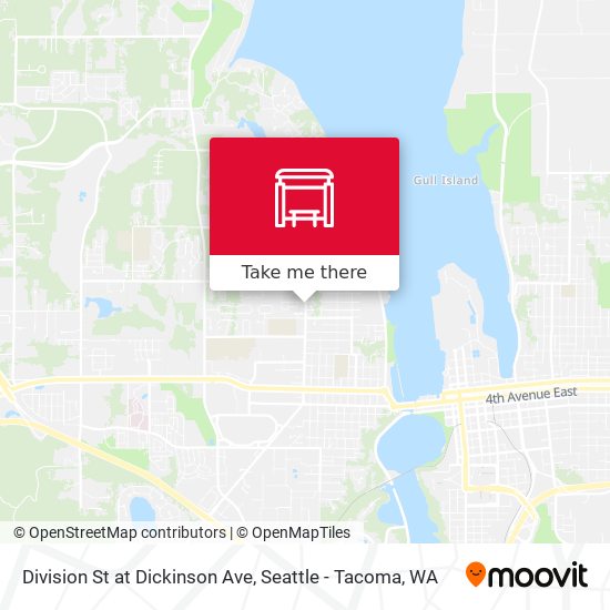 Mapa de Division St at Dickinson Ave