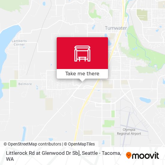 Littlerock Rd at Glenwood Dr Sb] map