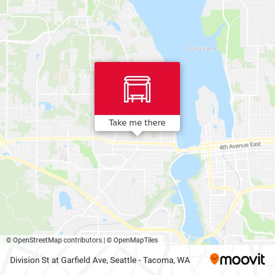 Division St at Garfield Ave map