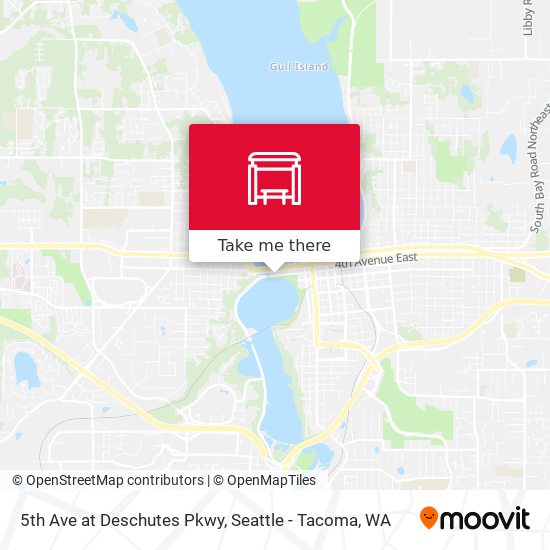 Mapa de 5th Ave at Deschutes Pkwy