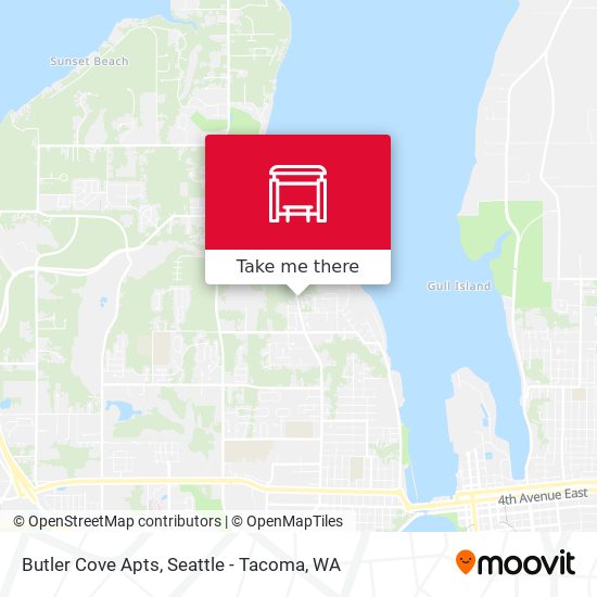 Butler Cove Apts map