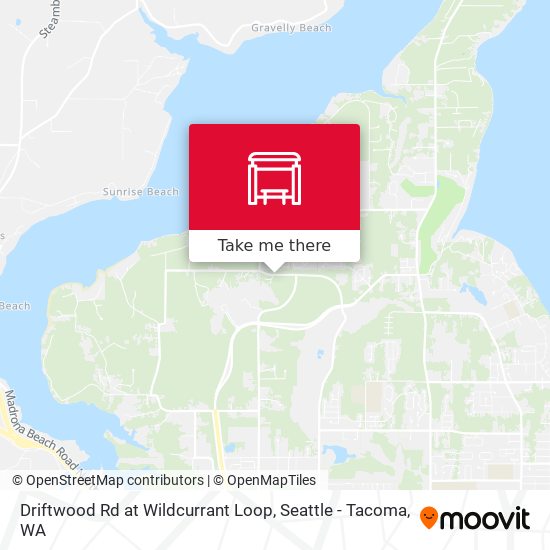 Mapa de Driftwood Rd at Wildcurrant Loop