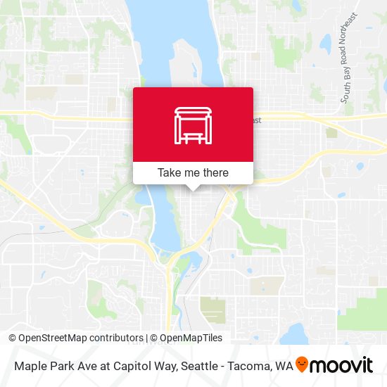 Maple Park Ave at Capitol Way map