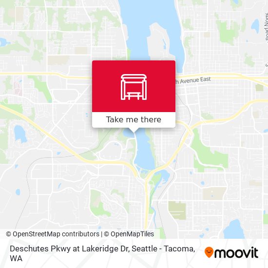 Deschutes Pkwy at Lakeridge Dr map