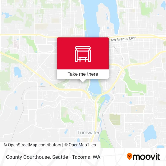 County Courthouse map