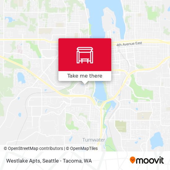 Westlake Apts map