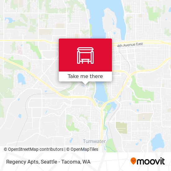 Regency Apts map