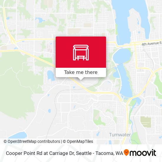 Mapa de Cooper Point Rd at Carriage Dr