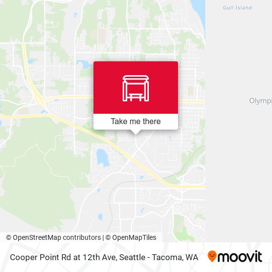 Cooper Point Rd at 12th Ave map